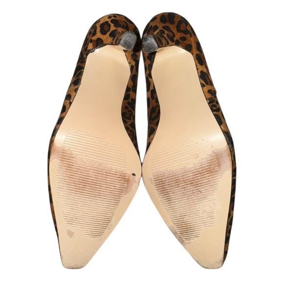 Karen Scott Leopard Heels – Size 5.5 – Chic Statement Pumps – Wild & Refined - Picture 5 of 6